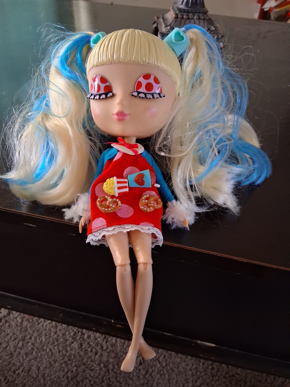 Cutie Pops Doll With Pops Dress, No Shoes